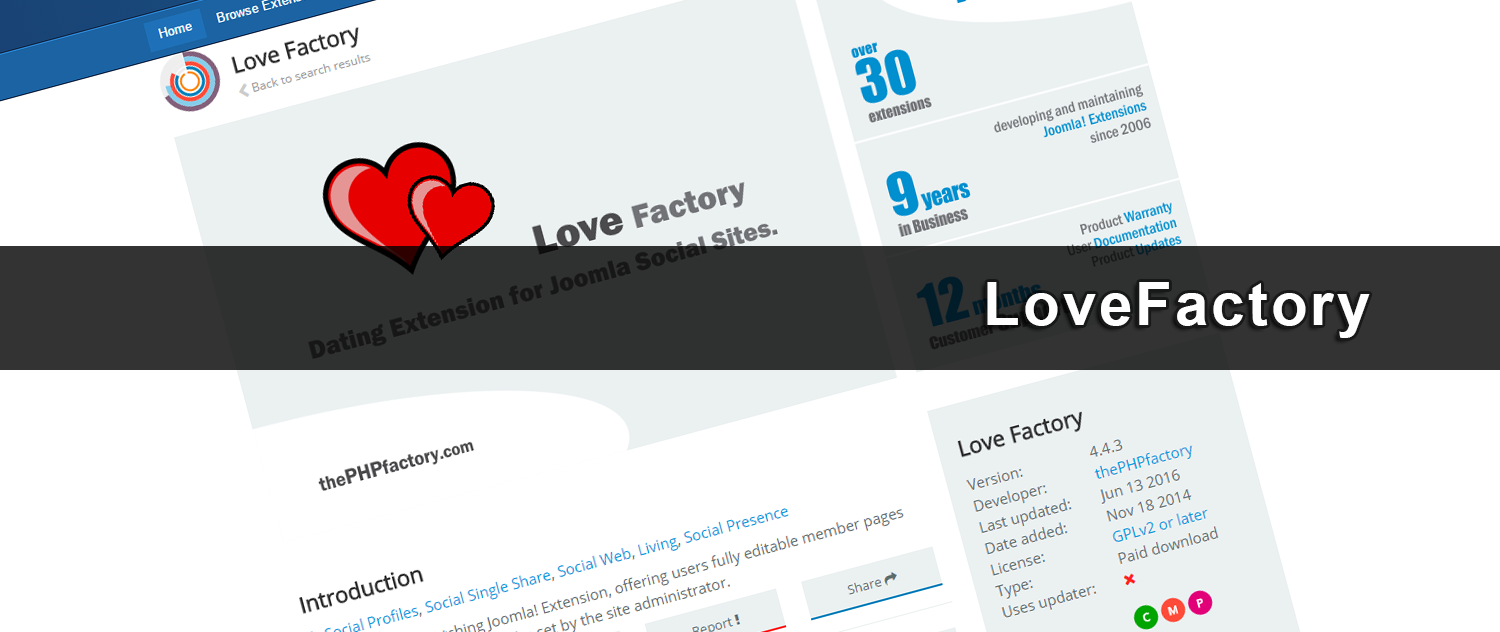 iDEAL voor Joomla & Love Factory